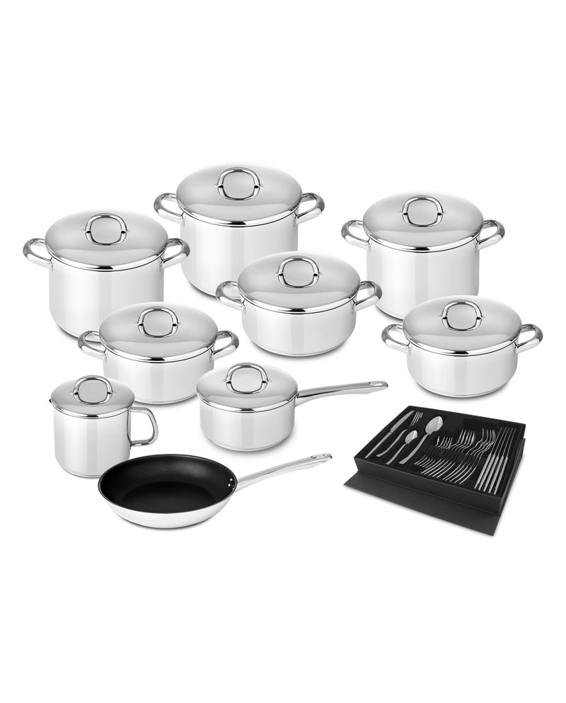 SILAMPOS TREM COZINHA 9 PEÇAS+FAQUEIRO 24 PEÇAS ID IND.