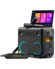 IKARAO COLUNA PORTATIL BLUETOOTH KARAOKE 560W