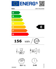 BEKO SECADOR ROUPA 9KG BOMBA CALOR (E)