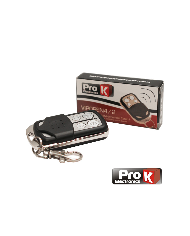 PROK COMANDO GARAGEM UNIVERSAL 4 CANAIS 433MHZ
