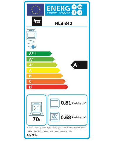 TEKA FORNO INDEP MULTIF 70LT 10PROG COZINHADO INOX A+