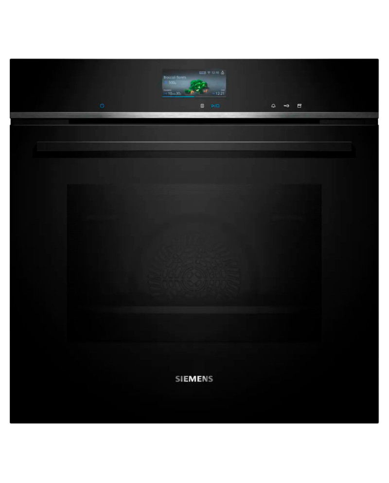 SIEMENS FORNO MULTIFUNÇOES PLUSESTEAM 71LT VIDRO PRETO A+