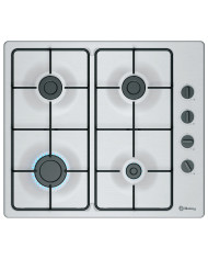 BALAY PLACA 4GAS 60CM INOX