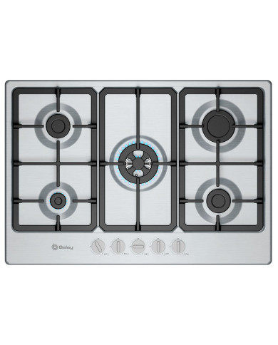 BALAY PLACA 5GAS 75CM INOX