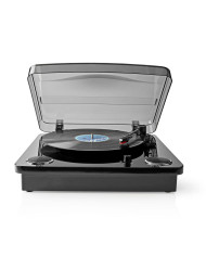 NEDIS GIRA DISCOS 33/45/78RPM 2X9W BT USB PRETO