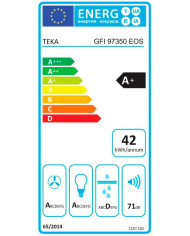 TEKA EXAUSTOR INTEGRAR 90CM 3VELOC+1INTE MAX 766M3/H PRETO