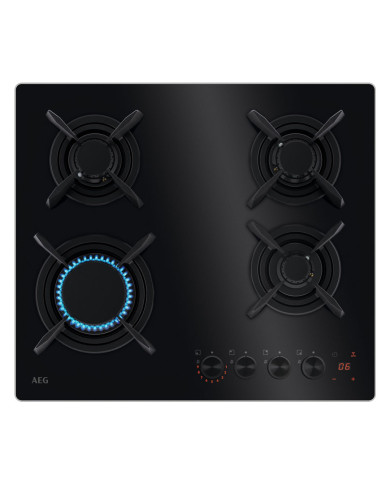 AEG PLACA CRISTAL GAS 4 GAS 60CM