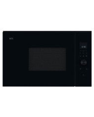 AEG MICROONDAS INTEG. 900W 26LT C/GRILL VIDRO PRETO MATE