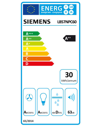 SIEMENS EXAUSTOR 52CM 3+1 INTENSIVO 755M3H PRETO