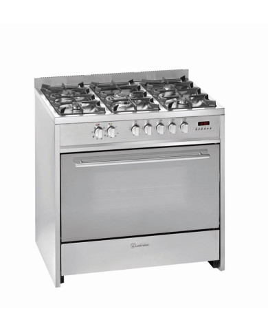 MEIRELES FOGAO 90CM INOX 5 QUEIMADORES A