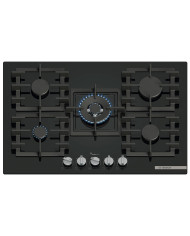 BOSCH PLACA GAS 75CM 4 ZONAS VIDRO PRETO