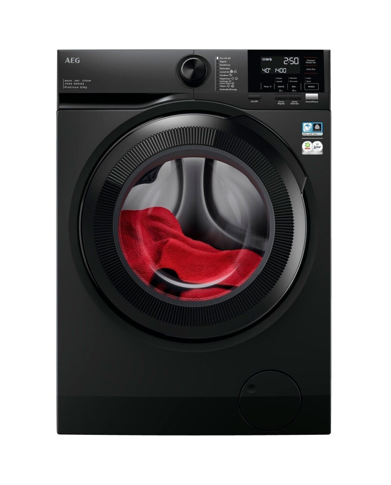 AEG MAQUINA LAVAR 9KG E SECAR 5KG 1600RT CINZA ESCURO (D)