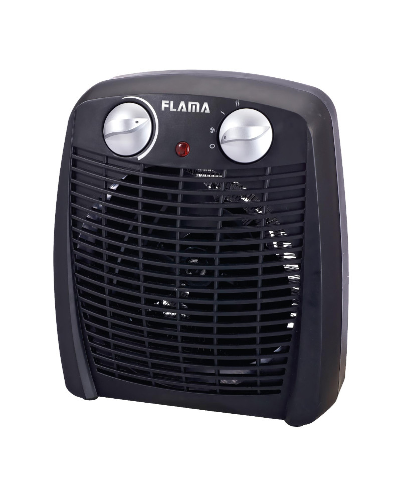 FLAMA TERMOVENTILADOR 2000W 2 NIVEIS AQUECIMENTO PRETO