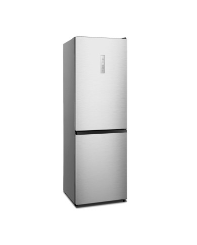 HISENSE COMBINADO 1860X595X590MT 304LT NF LOOK INOX (D)