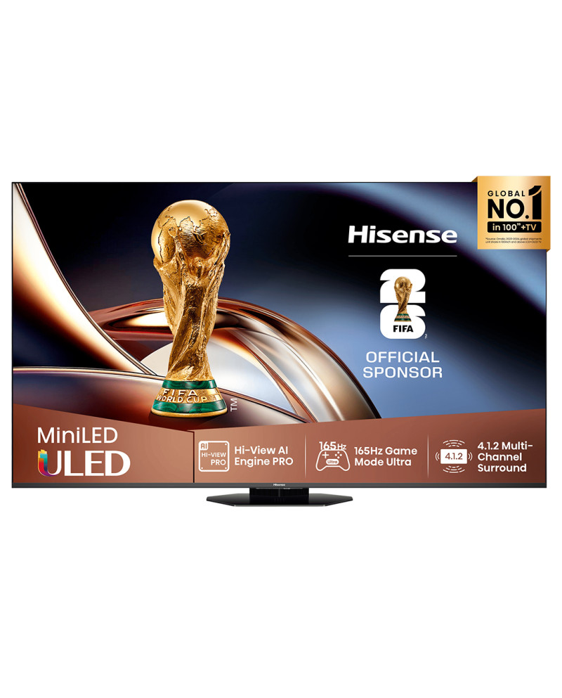 HISENSE ULED MINI LED 85" 4K UHD SMART TV 3HDMI 2USB (C)