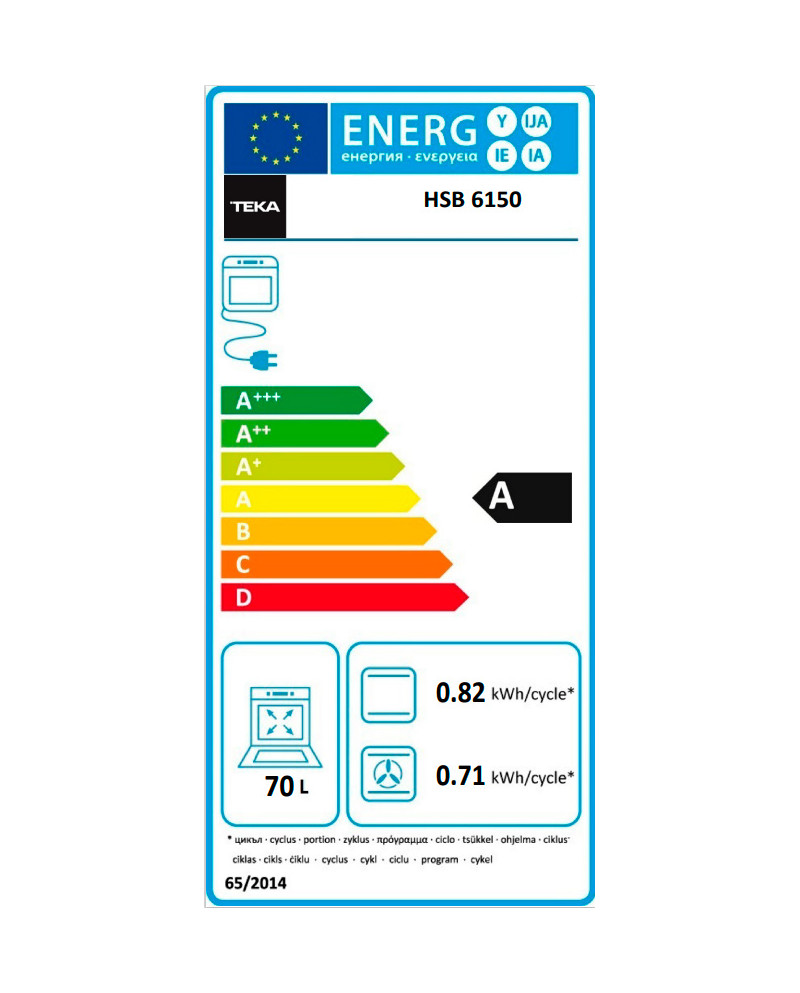 TEKA FORNO MULTIF 71LT PRETO (A)