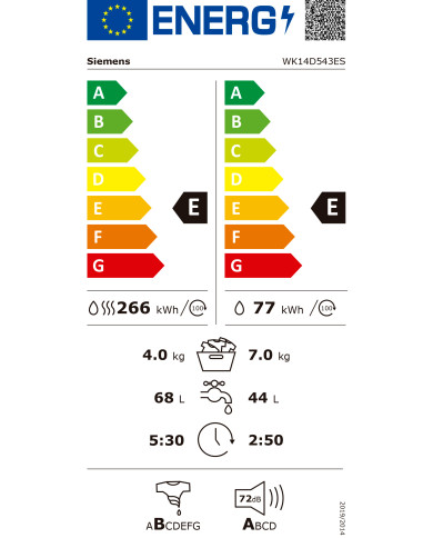 SIEMENS MAQUINA LAVAR 7KG 1400RT E SECAR 4KG INTEG (D)