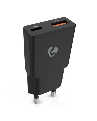 NEDIS CARREGADOR DE PAREDE RAPIDO 20W USB-A USB-C