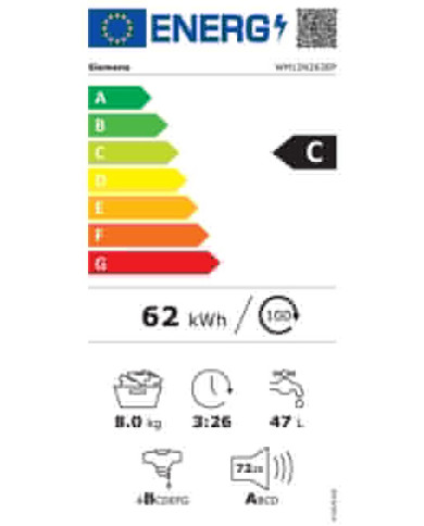 SIEMENS MAQUINA ROUPA 8KG 1200RT (C) SIEMENS MAQUINA ROUPA 8KG 1200RT (C)