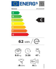 SIEMENS MAQUINA ROUPA 8KG 1200RT (C)