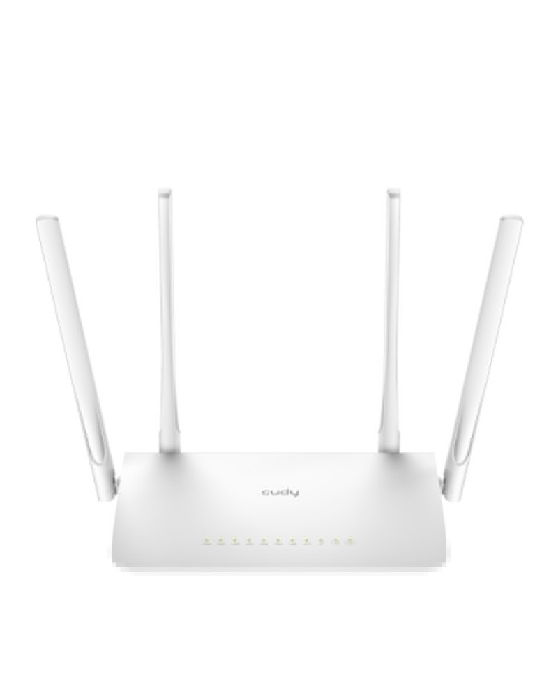 CUDY ROUTER AC1200 DUAL BAND WIFI 5 PORTAS 4 ANTENAS