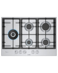BOSCH PLACA 75CM 5GAS 1WOK INOX