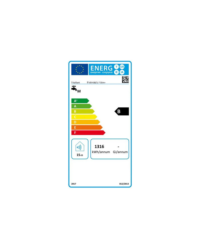 VAILLANT TERMOACUMULADOR ELETRICO 80LT ELOSTOR EXCLUSIVE(B)