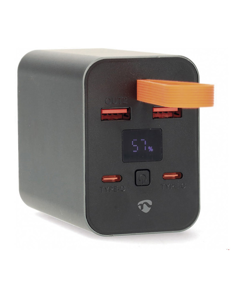 NEDIS POWERBANK 30000MAH PRETO