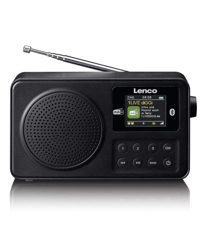 LENCO RADIO PORTATIL DAB+/FM BLUETOOTH PRETO