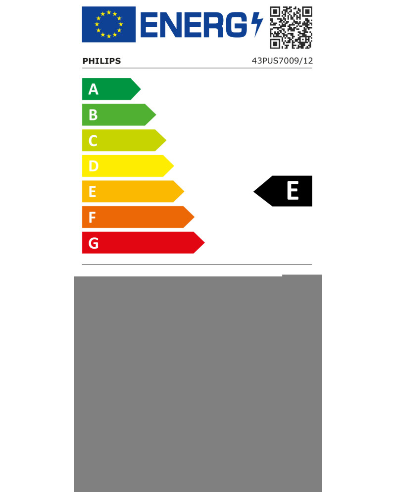 PHILIPS LED 43" 4K UHD SMARTTV 3HDMI 2USB (E)