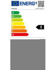 PHILIPS LED 43" 4K UHD SMARTTV 3HDMI 2USB (E)
