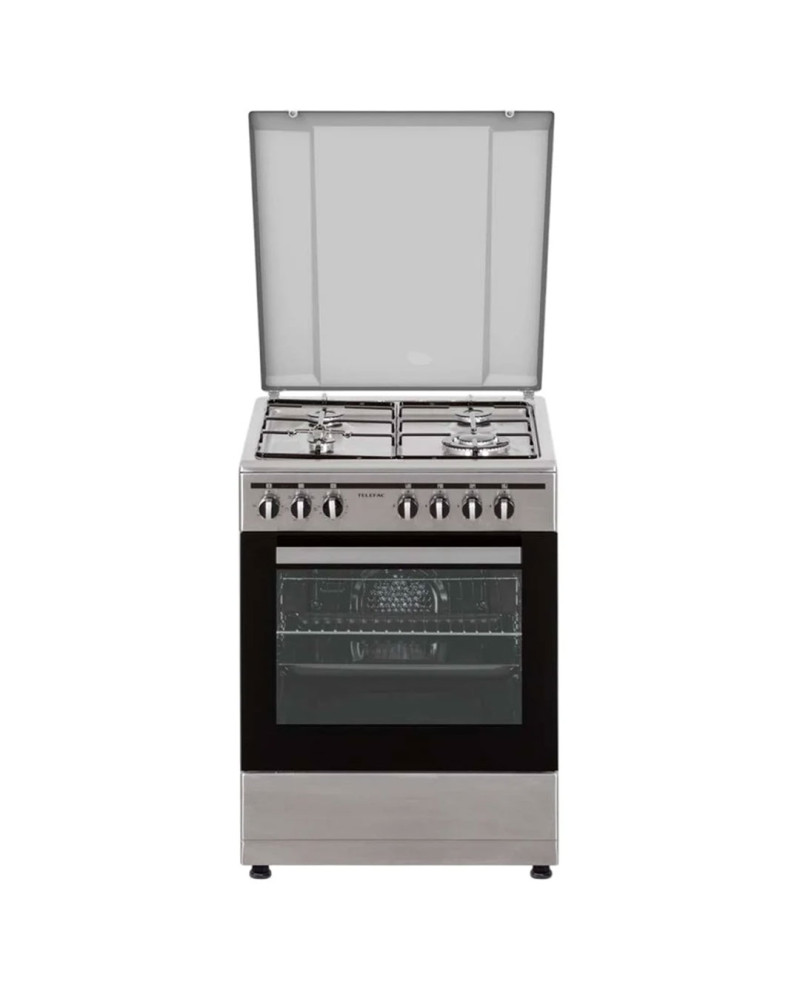 TELEFAC FOGAO MONOBLOCO 855X600X630MT 1WOK INOX (A)