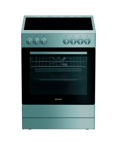 INDESIT FOGAO VITRO 60CM FORNO MULTIF SILVER (A)