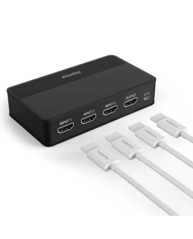 HAMA COMUTADOR HDMI 4K 3X1