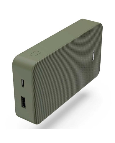 HAMA POWERBANK COLOUR 20 20000MAH 2 SAIDAS VERDE