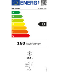 WHIRLPOOL ARCA HORIZONTAL 198LT 845X1030X615 DISP.LED (D)