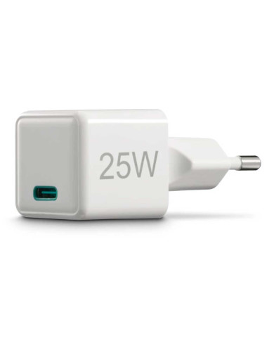 HAMA CARREGADOR RAPIDO USBC SUPER MINI PD 25W BRANCO