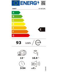 CANDY MAQUINA LOUÇA 5PROG 13TALHERES BRANCA (E)