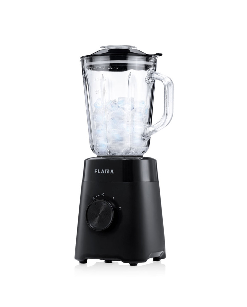 FLAMA LIQUIDIFICADORA 1000W COPO VIDRO PRETO FLAMA LIQUIDIFICADORA 1000W COPO VIDRO PRETO