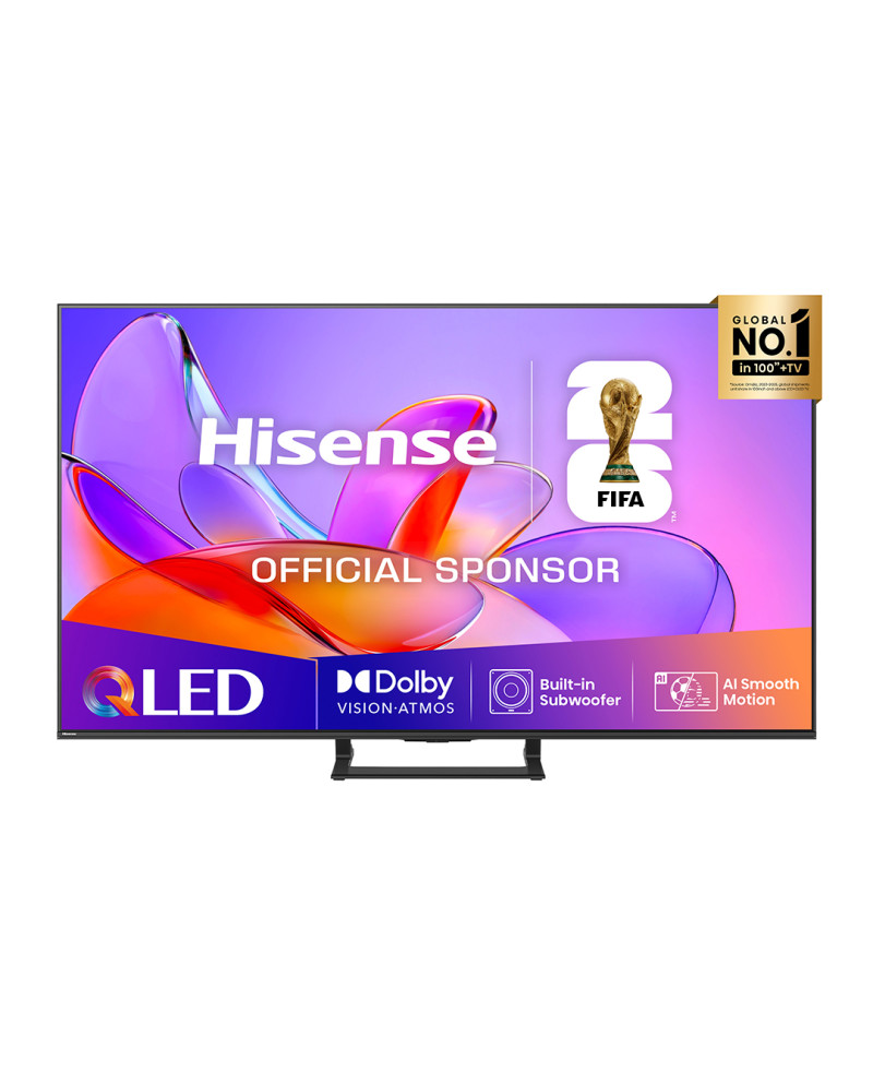 HISENSE QLED 55" 4K UHD SMARTTV 3HDMI 2USB (E)