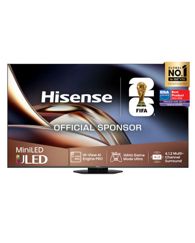 HISENSE ULED MINI LED 65" 4K UHD SMART TV 3HDMI 2USB (E)