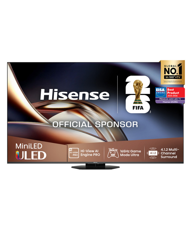 HISENSE ULED MINI LED 65" 4K UHD SMART TV 3HDMI 2USB (E)