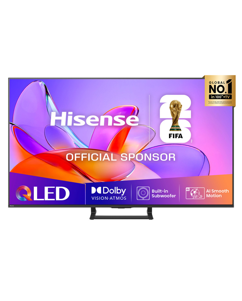 HISENSE QLED 75" 4K UHD SMARTTV 3HDMI 2USB (E)