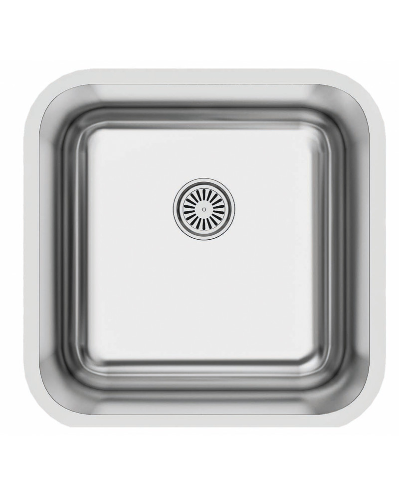 CATA BANCA 40CM 1 PIO MOVEL SOBTAMPO INOX