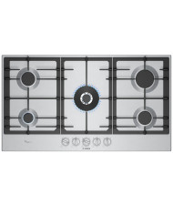 BOSCH PLACA 90CM 5GAS 1WOK C/ISQUEIRO INOX