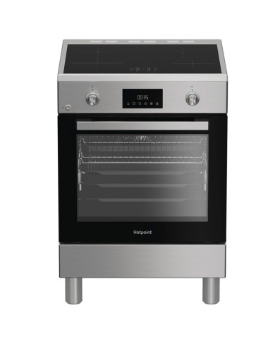 HOTPOINT FOGAO VITRO 60CM FORNO MULTIF INOX (A)
