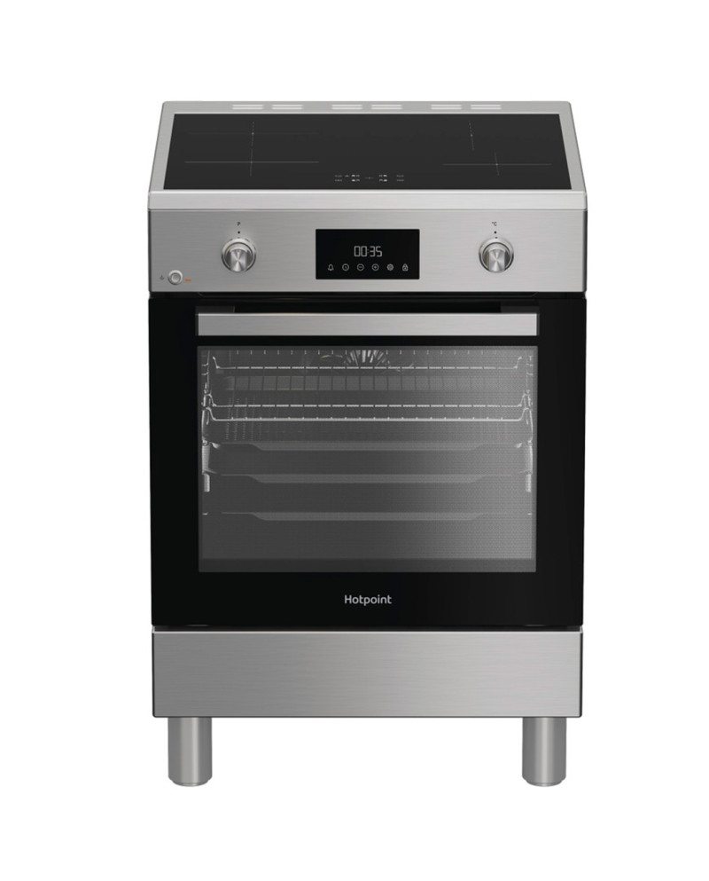 HOTPOINT FOGAO VITRO 60CM FORNO MULTIF INOX (A)