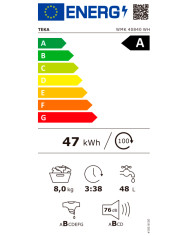TEKA MAQUINA ROUPA 8KG 1400RT (A)