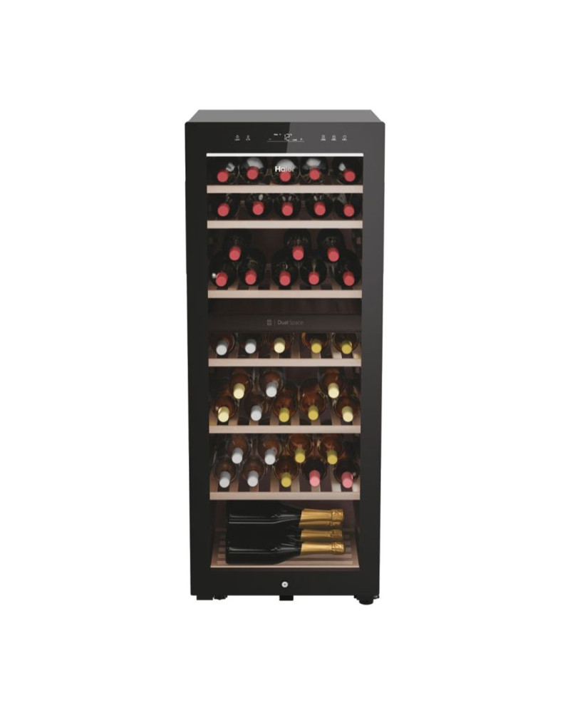 HAIER CAVE VINHO 77 GARRAFAS 2ZONAS 1270X497X585MT (G)