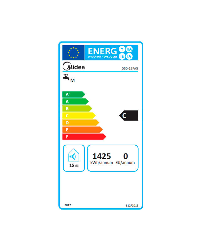 MIDEA TERMOACUMULADOR 50LT INST.VERTICAL  (C)